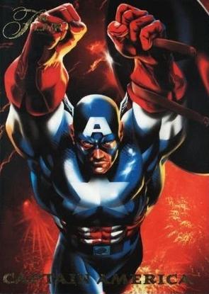 1994 Flair Power Blast Captain America #11 card