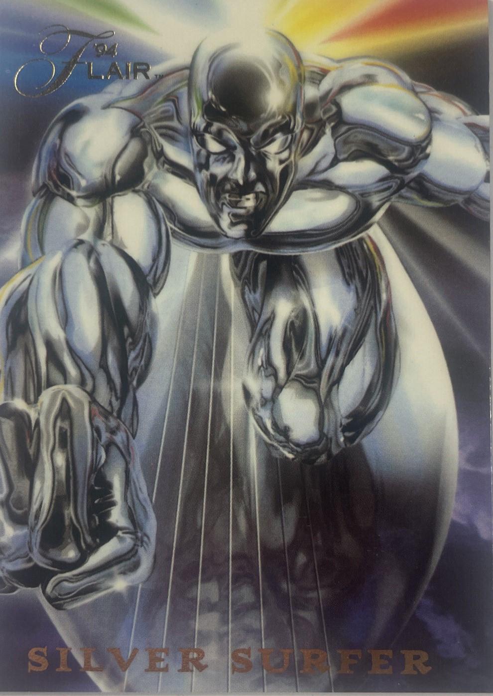 1994 Flair Power Blast Silver Surfer #14 card