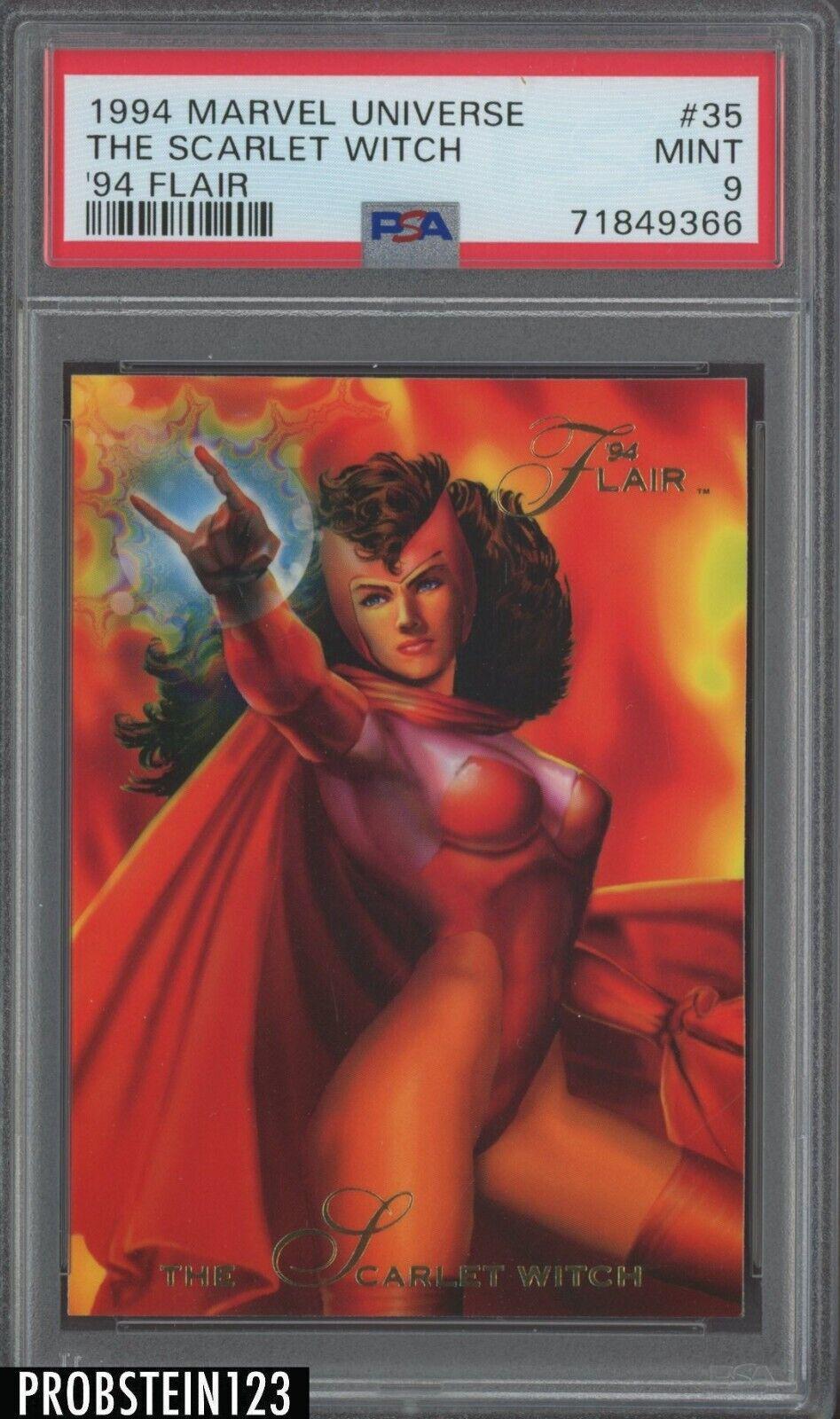 1994 Flair The Scarlet Witch #35 card