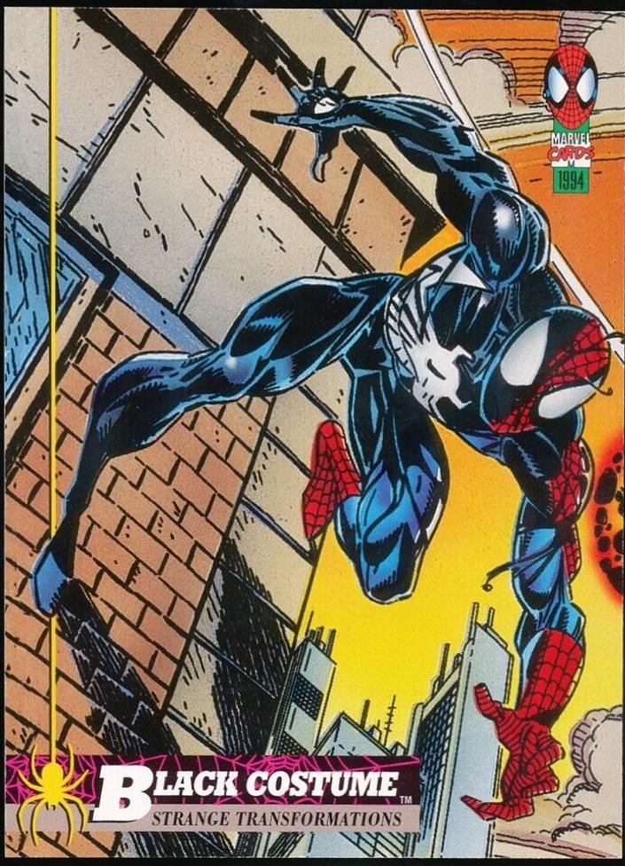 1994 Fleer Amazing Spider-Man Black Costume #19 card