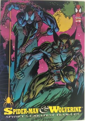 1994 Fleer Amazing Spider-Man Spider-Man and Wolverine #82 card