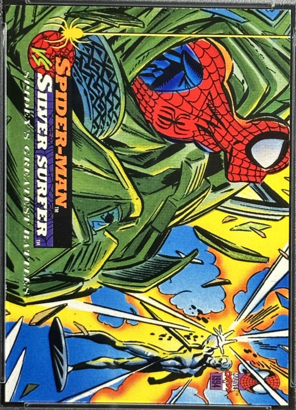 1994 Fleer Amazing Spider-Man Spider-Man VS the Silver Surfer #104 card