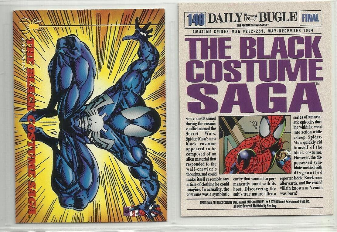 1994 Fleer Amazing Spider-Man The Black Costume Saga #146 card