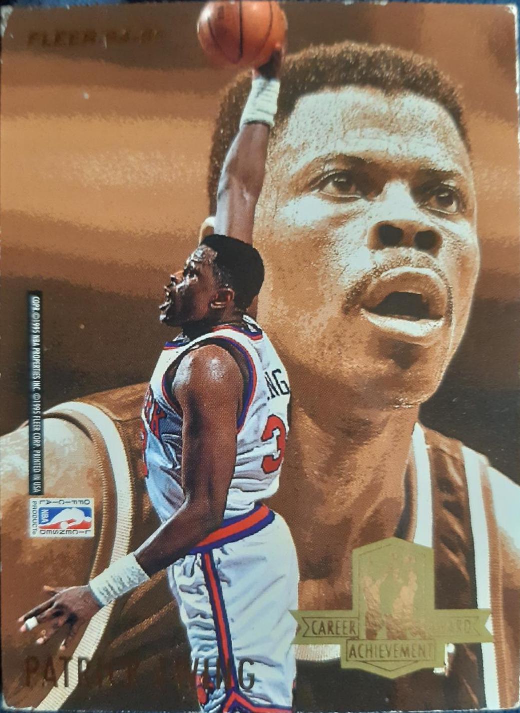 1994 Fleer Career Achievement Patrick Ewing #1 card
