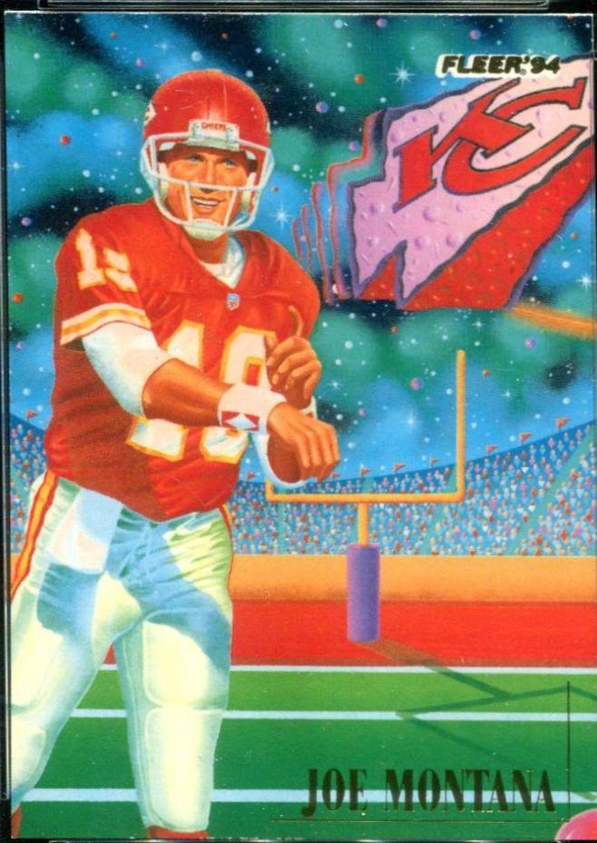 1994 Fleer Pro Visions joe montana #7 card