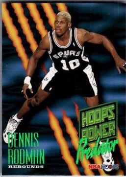 1994 Hoops Power Predator Dennis Rodman #P-6 card