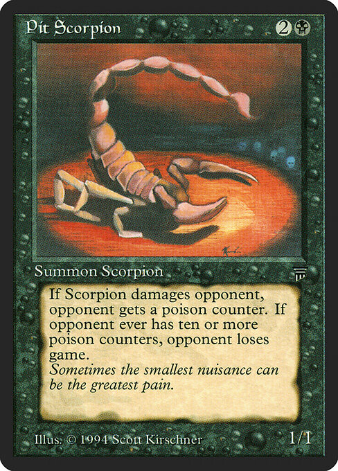 1994 Legends Pit Scorpion card