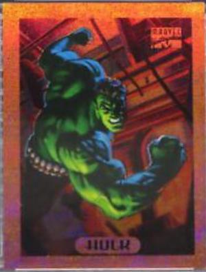 1994 Masterpieces Hulk [Bronze Holofoil] #4 card
