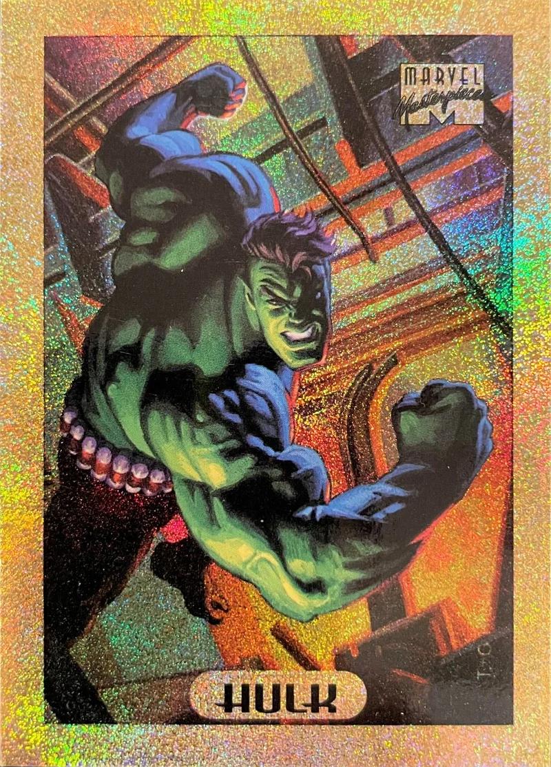 1994 Masterpieces Hulk [Gold Holofoil] #4 card