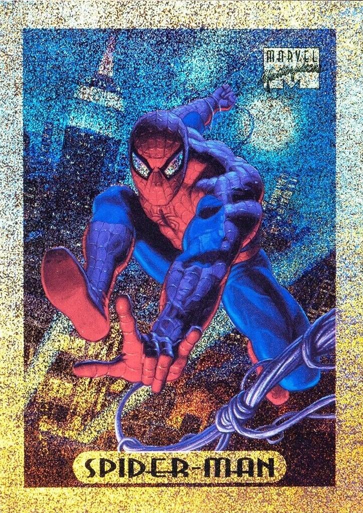 1994 Masterpieces Spider-man [Bronze Holofoil] #8 card