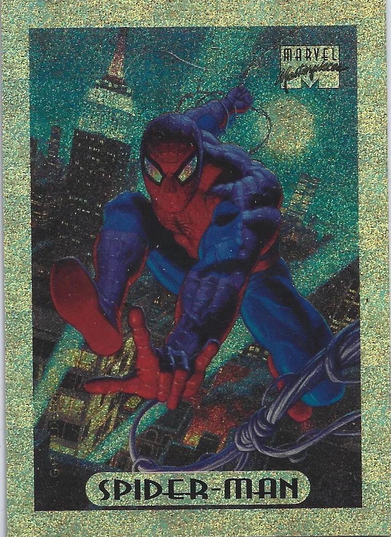 1994 Masterpieces Spider-man [Gold Holofoil] #8 card