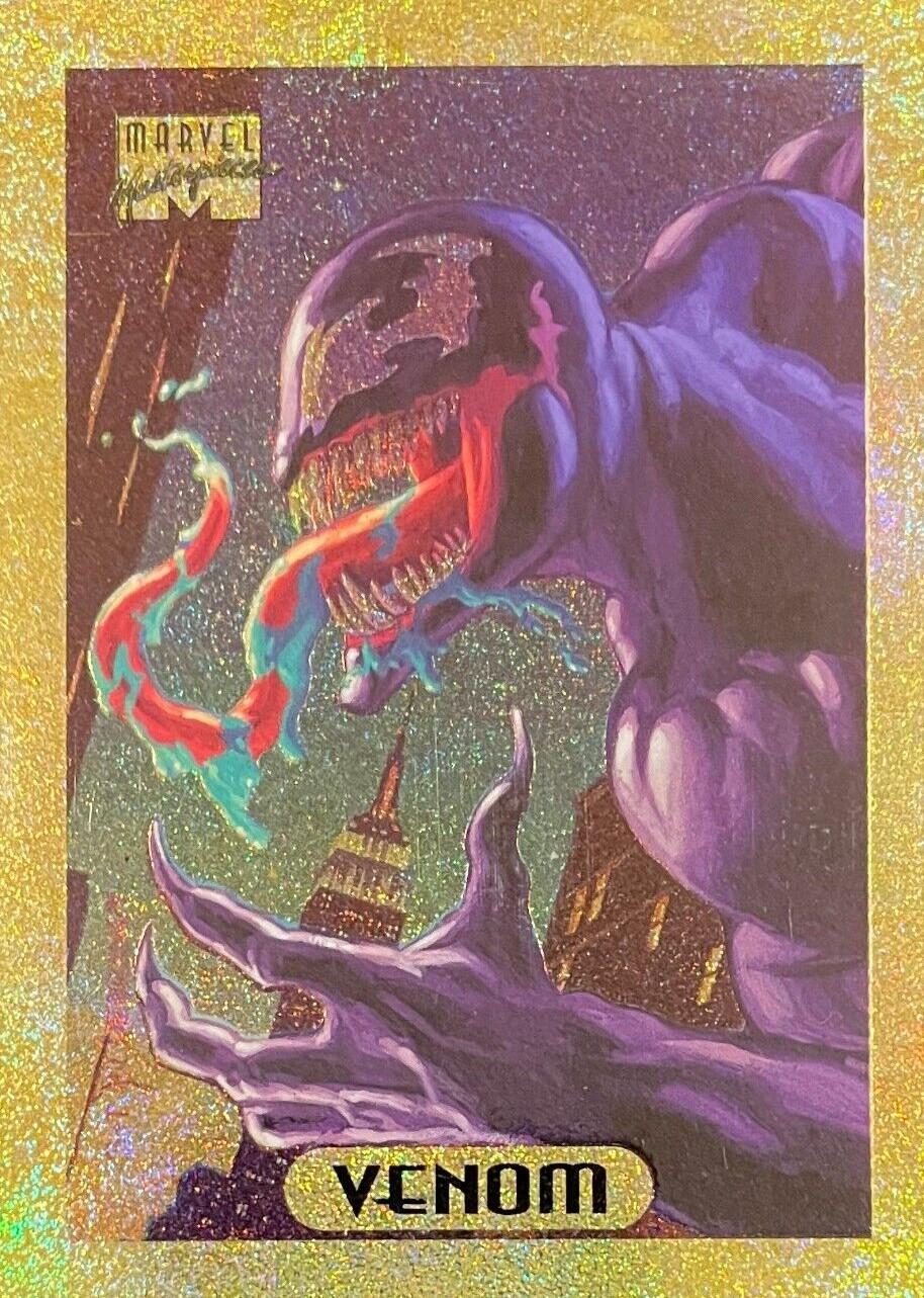1994 Masterpieces Venom [Gold Holofoil] #9 card