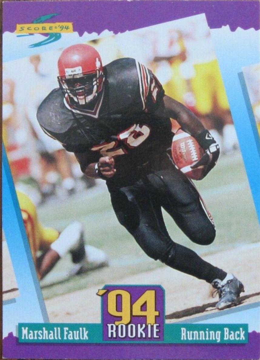 1994 Panini Score Marshall Faulk #277 card