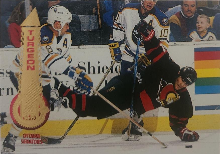 1994 Pinnacle Sylvain Turgeon [With Young Patrick Kane] #288 card