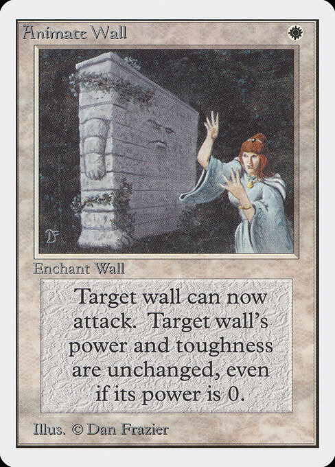 1994 Revised Animate Wall #1 card