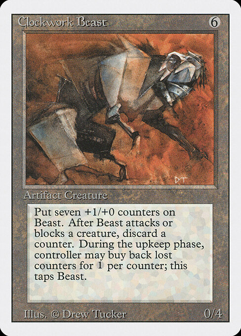 1994 Revised Edition Clockwork Beast #240 card