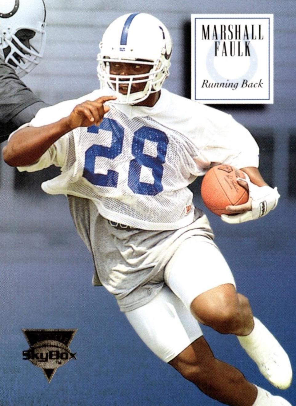 1994 Skybox Premium Marshall Faulk #158 card