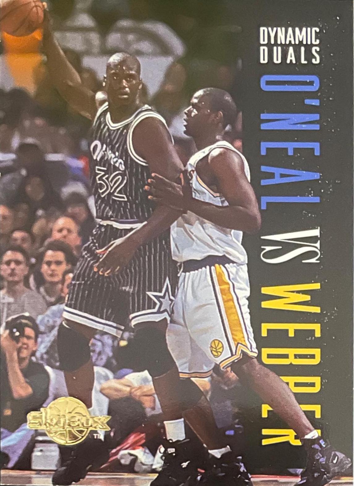 1994 SkyBox Premium Shaquille O'Neal / Chris Webber #187 card