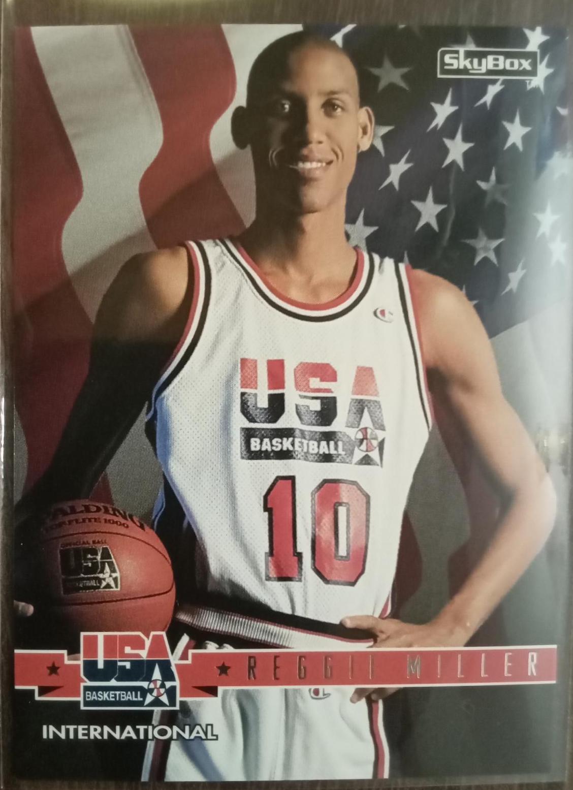 1994 Skybox USA Basketball Reggie Miller #73 card