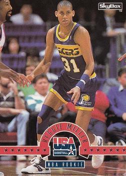 1994 Skybox USA Basketball Reggie Miller #74 card