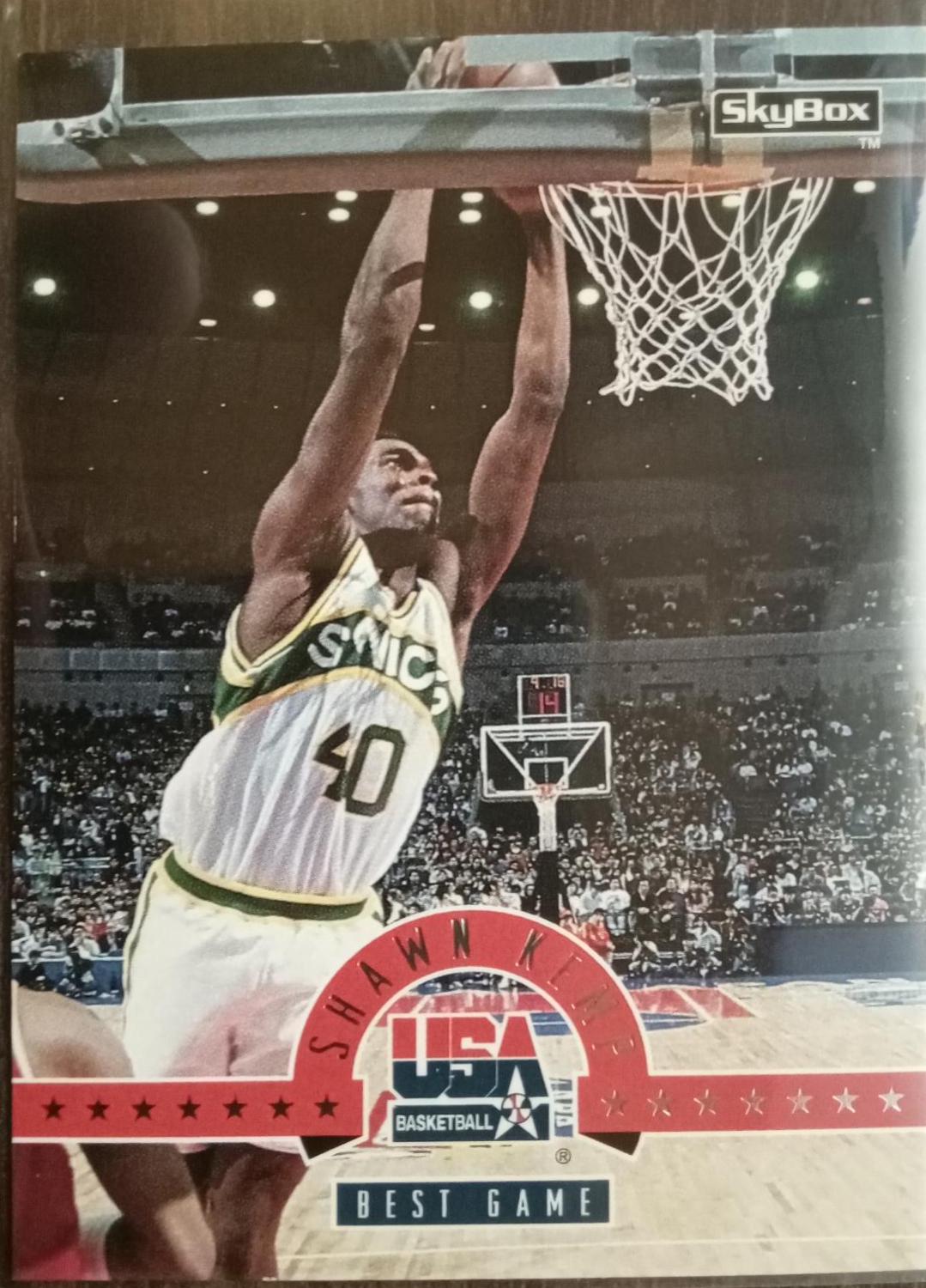 1994 Skybox USA Basketball Shawn Kemp #15 card
