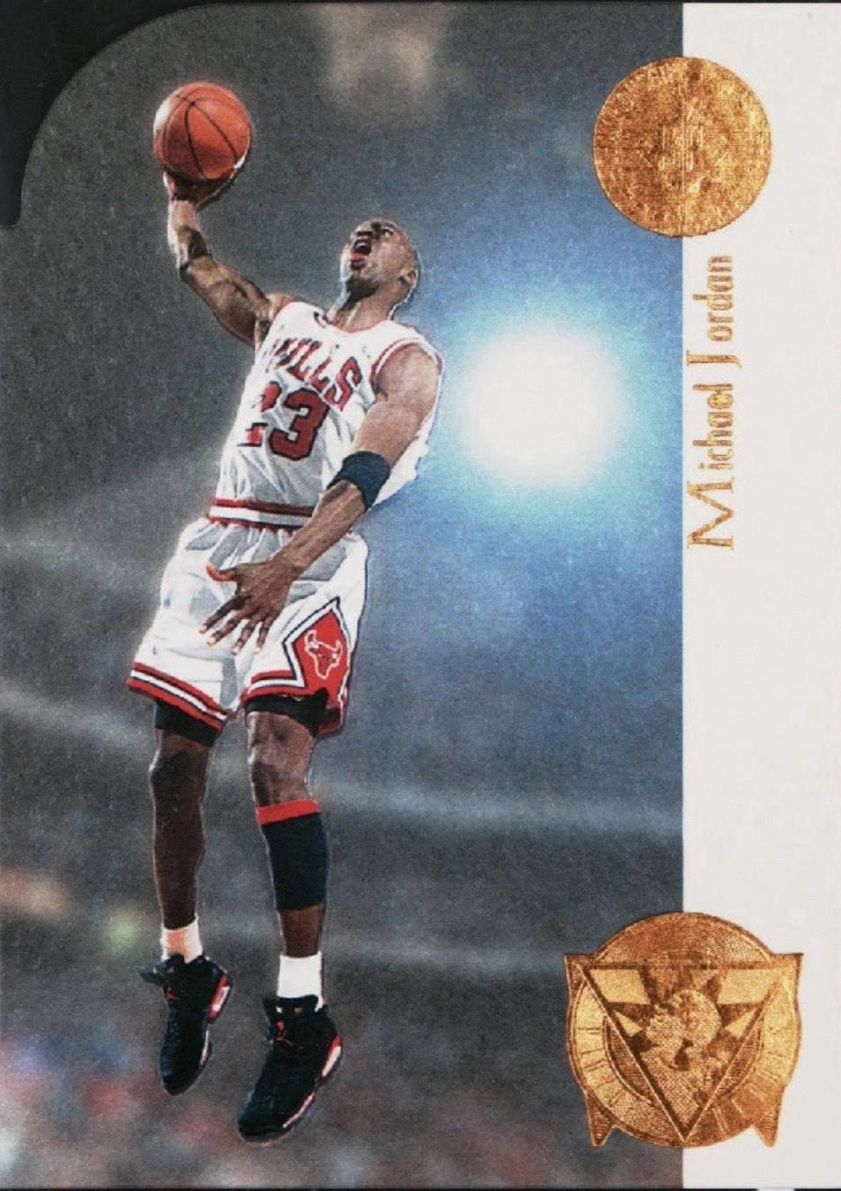 1994 SP Championship Playoff Heroes Michael Jordan [Die Cut] #P2 card