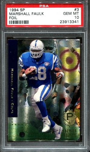 1994 SP Marshall Faulk [Foil] #3 card