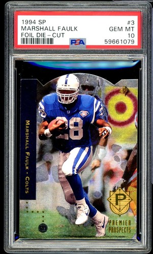 1994 SP Marshall Faulk [Foil Die Cut] #3 card