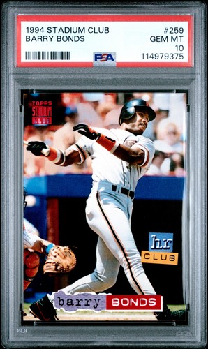 1994 Stadium Club Barry Bonds #259 card