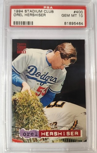 1994 Stadium Club Orel Hershiser #400 card