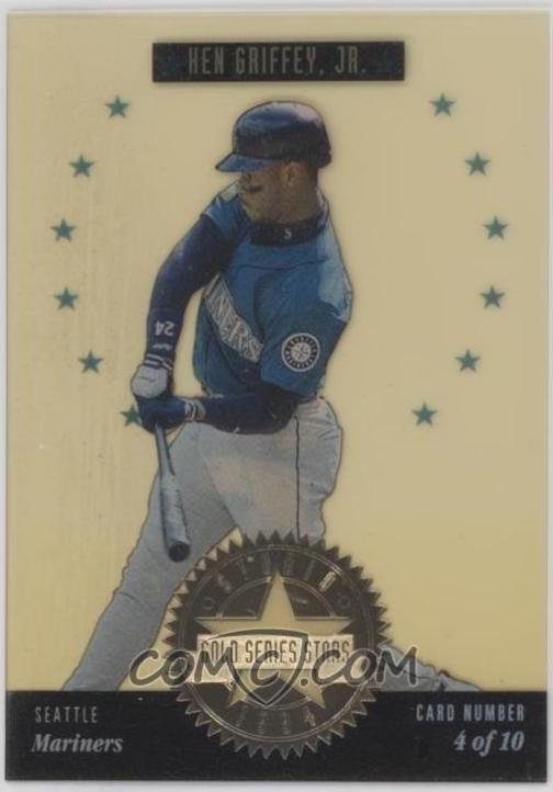 1994 Studio Series Stars Ken Griffey, Jr. [Gold] #4 card