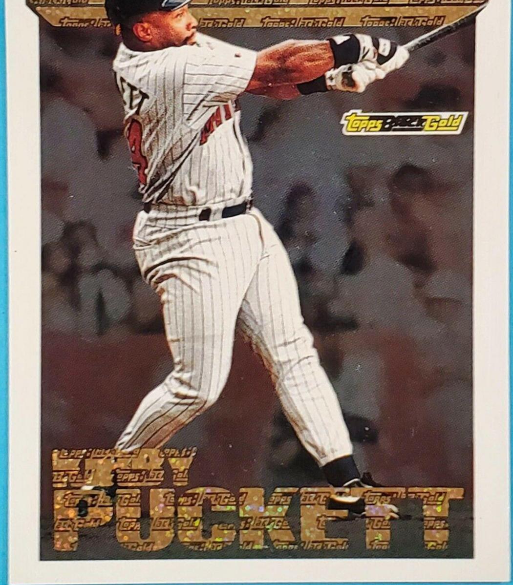 1994 Topps Black Gold Kirby Puckett #17 card