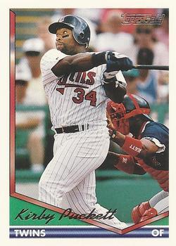 1994 Topps Gold Kirby Puckett #100 card