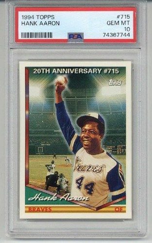 1994 Topps Hank Aaron #715 card