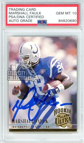 1994 Ultra Marshall Faulk #408 card
