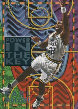 1994 Ultra Power in the Key Karl Malone #5 card