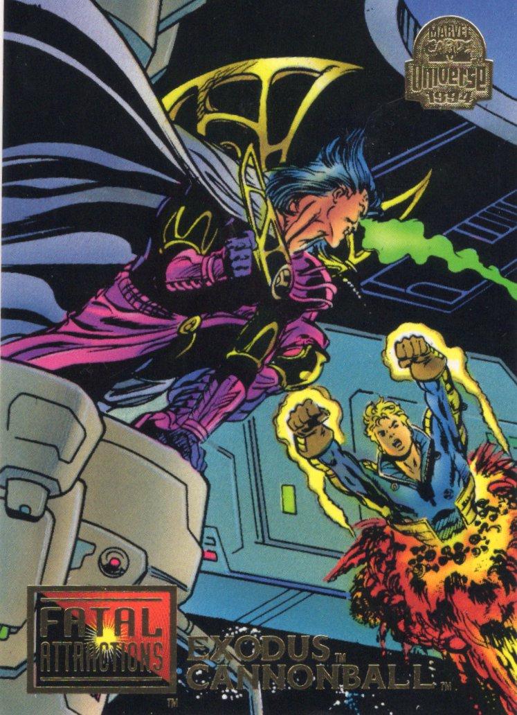 1994 Universe Exodus & Cannonball #10 card