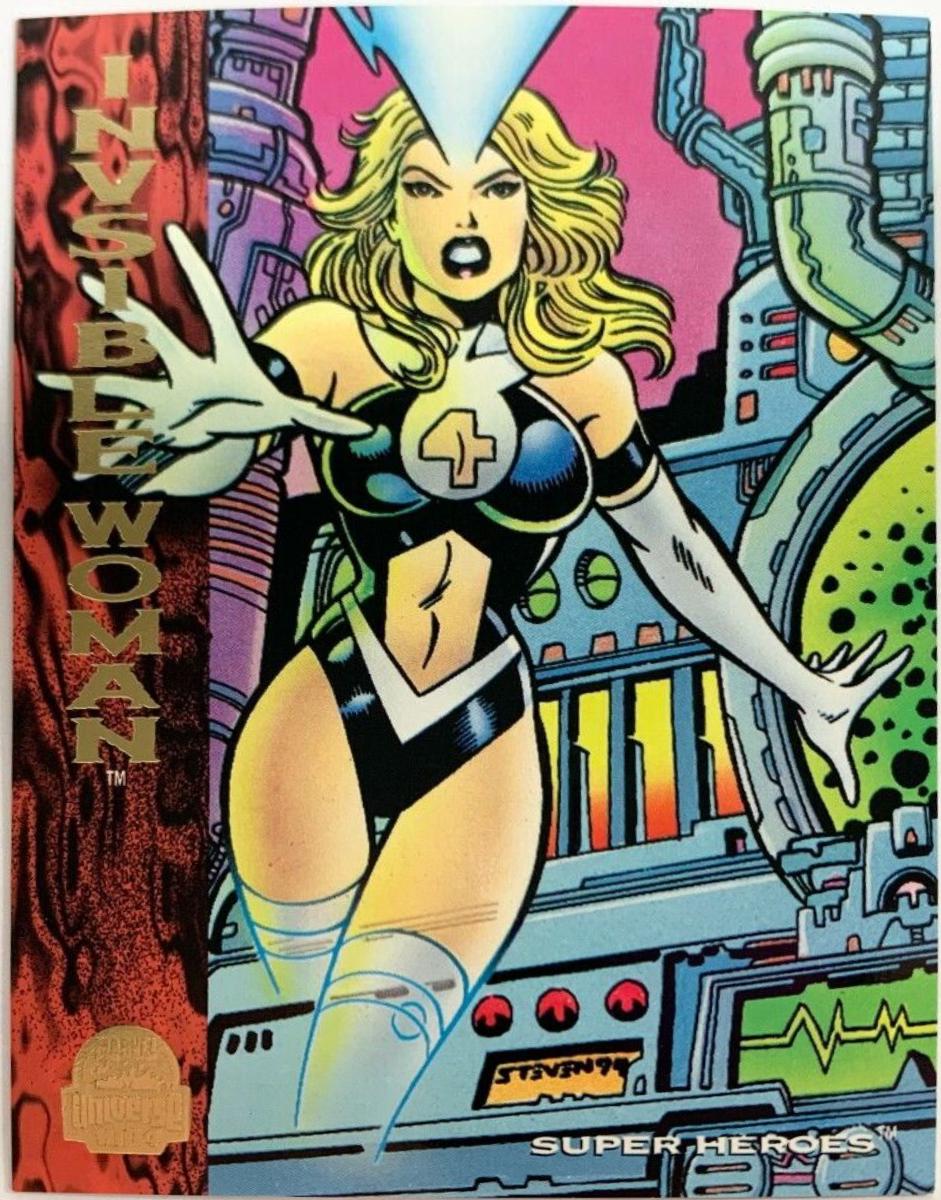 1994 Universe Invisible Woman #192 card