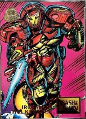 1994 Universe Iron Man & Hulkbuster #75 card