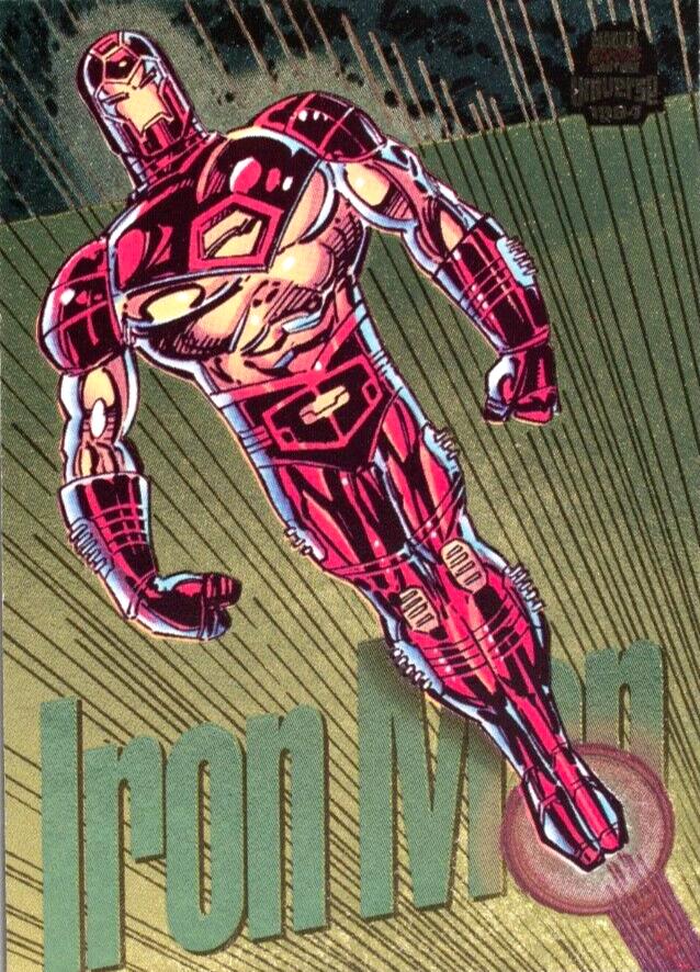 1994 Universe Powerblast Iron Man #7 card