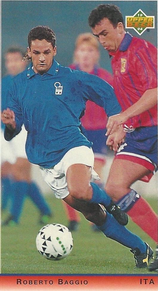 1994 Upper Deck Minute Maid World Cup Roberto Baggio #13 card