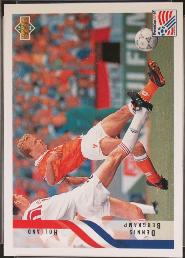 1994 Upper Deck World Cup Soccer Dennis Bergkamp #175 card