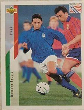 1994 Upper Deck World Cup Soccer Roberto Baggio #153 card