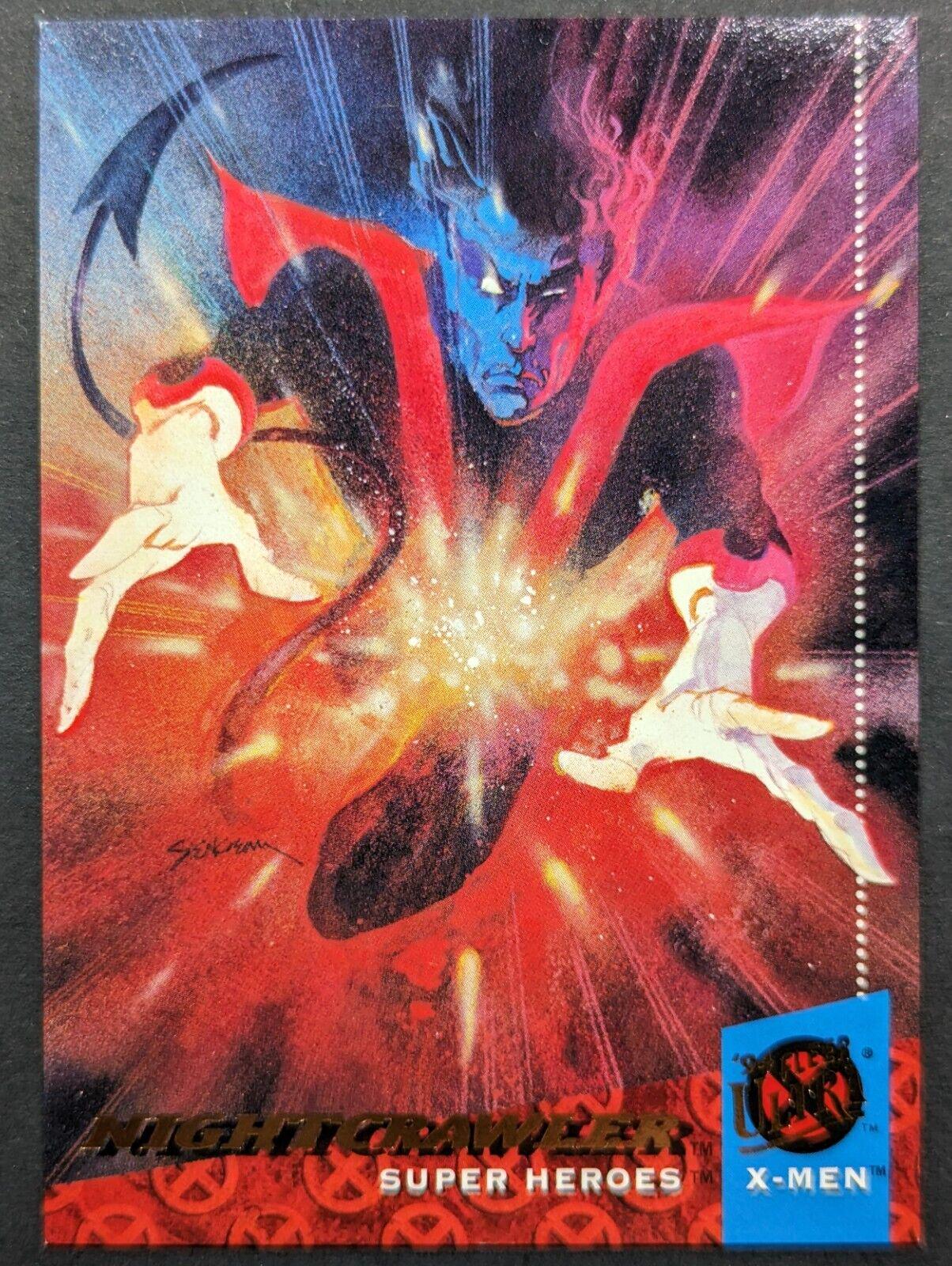 1995 1994 Ultra X-Men Nightcrawler #17 card