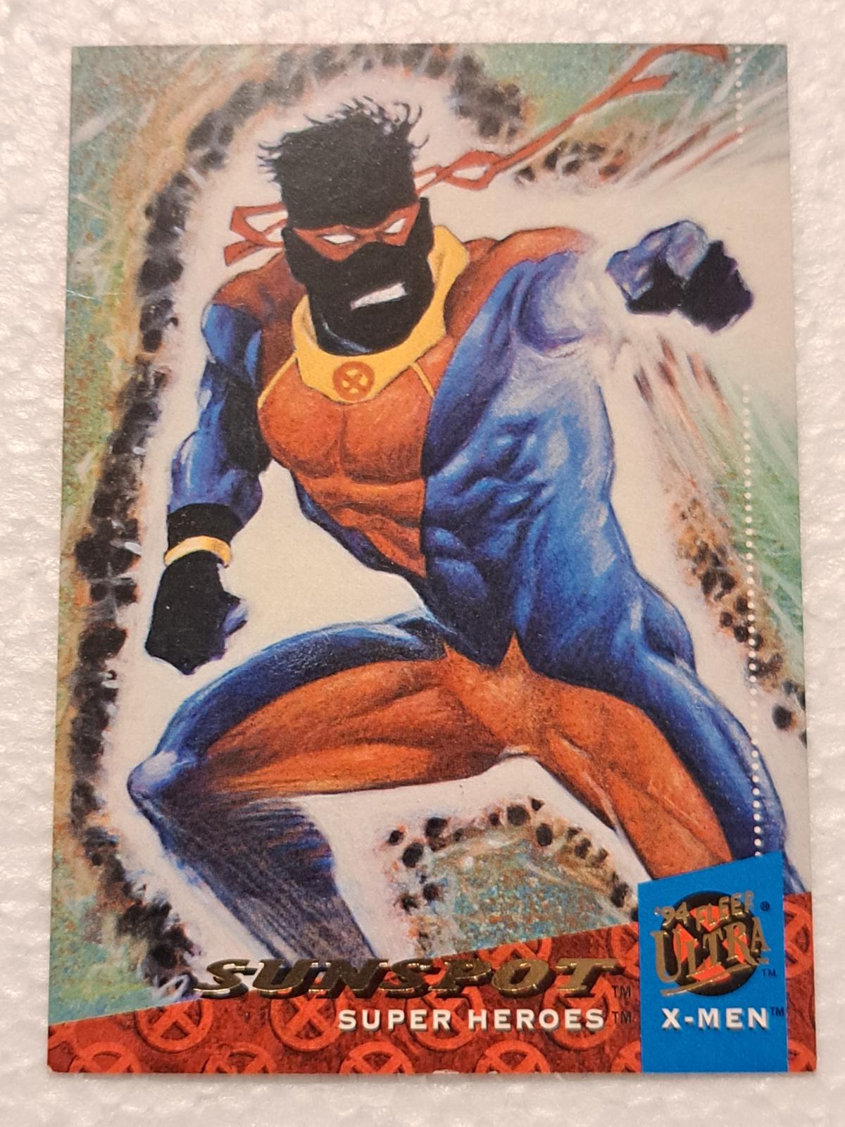 1995 1994 Ultra X-Men Sunspot #27 card
