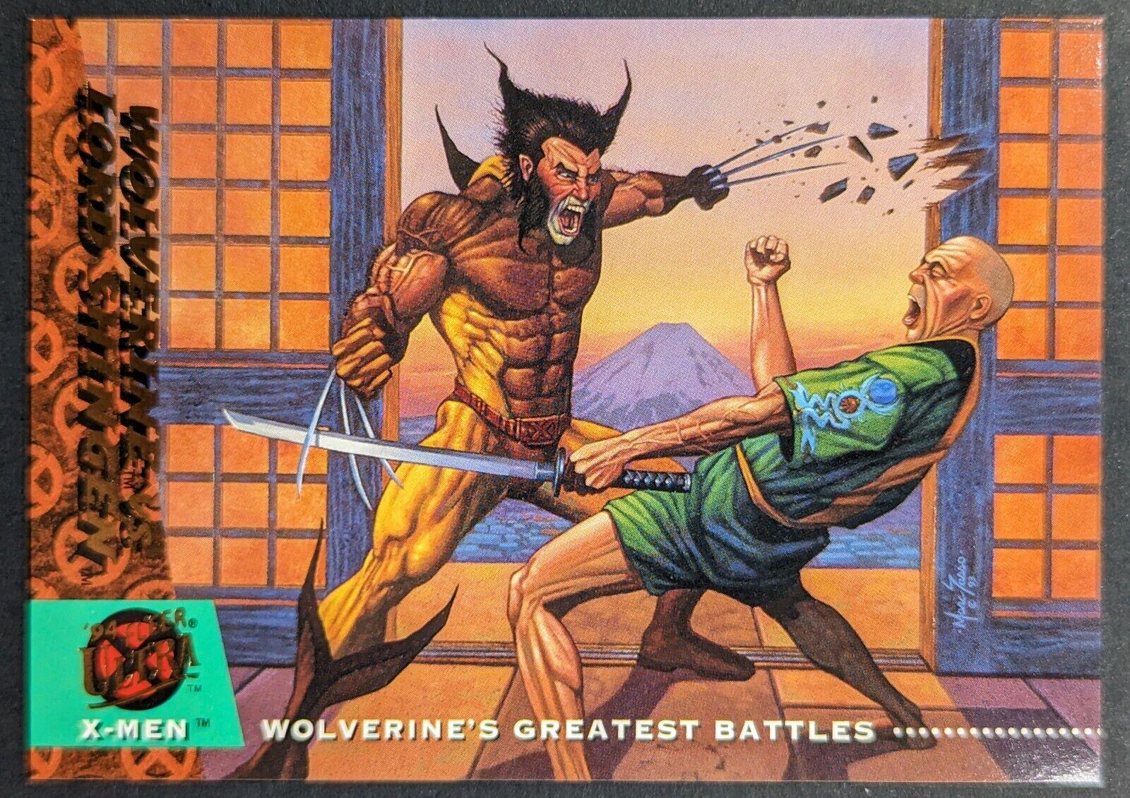 1995 1994 Ultra X-Men Wolverine vs. Lord Shingen #148 card