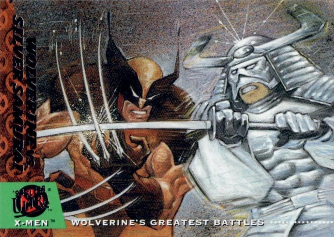 1995 1994 Ultra X-Men Wolverine vs. Silver Samurai #143 card