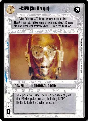 1995 CCG Premiere Limited C-3PO card