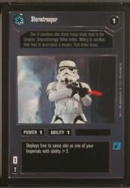 1995 CCG Premiere Limited Stormtrooper card