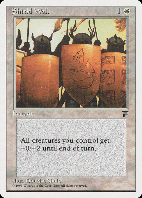 1995 Chronicles Shield Wall #12 card